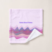 Zuhause Sweet Zuhause Badezimmer Handtuch Set (Waschlappen)