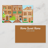 Zuhause Sweet Zuhause Baked Goods Visitenkarte (Vorne/Hinten)