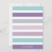 Zuhause Sweet Zuhause Bunting Ankündigung (Rückseite)