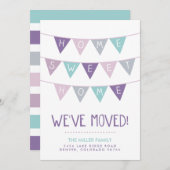 Zuhause Sweet Zuhause Bunting Ankündigung (Vorne/Hinten)