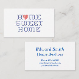 Zuhause Sweet Zuhause Business Card Visitenkarte