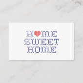 Zuhause Sweet Zuhause Business Card Visitenkarte (Vorderseite)