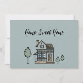 Zuhause Sweet Zuhause Business Dankeskarte (Vorderseite)