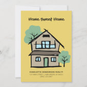 Zuhause Sweet Zuhause Business-Wertschätzung Karte (Vorderseite)