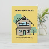 Zuhause Sweet Zuhause Business-Wertschätzung Karte (Stehend Vorderseite)