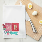 Zuhause Sweet Zuhause Camper Girly Fun Sinti und R Geschirrtuch (Viertel Falte)