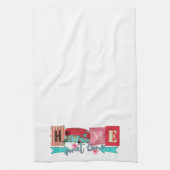 Zuhause Sweet Zuhause Camper Girly Fun Sinti und R Geschirrtuch (Vertikal)