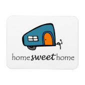 Zuhause Sweet Zuhause Camper Magnet (Horizontal)