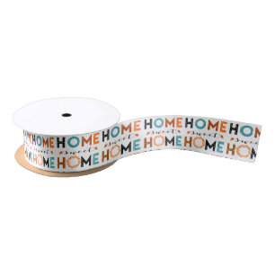 Zuhause Sweet Zuhause Colorful Fall Wreath Satinband