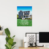 Zuhause Sweet Zuhause Custom Foto Poster (Heimbüro)