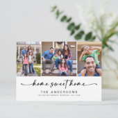 Zuhause Sweet Zuhause | Drei Fotos Ankündigung (Stehend Vorderseite)