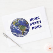 Zuhause Sweet Zuhause Earth Stickers (Umschlag)