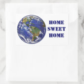 Zuhause Sweet Zuhause Earth Stickers (Tasche)