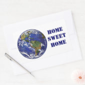 Zuhause Sweet Zuhause Earth Stickers (Umschlag)