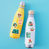 "Zuhause Sweet Zuhause" Erwärmung Stickers Set Aufkleber