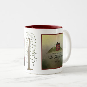 Zuhause Sweet Zuhause Familienname Tasse
