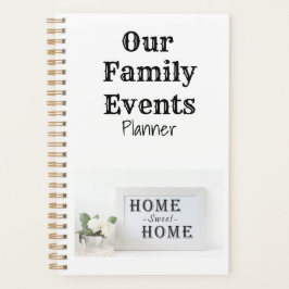 Zuhause Sweet Zuhause Family Eventplaner Planer