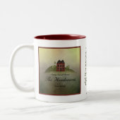 Zuhause Sweet Zuhause Family Name Tasse (Links)