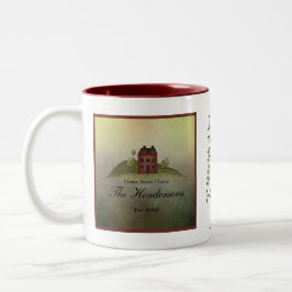Zuhause Sweet Zuhause Family Name Tasse