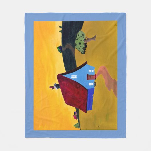 ZUHAUSE SWEET ZUHAUSE Fleece Blanket (Vorderseite)