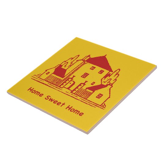 Zuhause Sweet Zuhause Fliese (Seite)