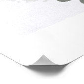 Zuhause Sweet Zuhause Floral Poster (Ecke)