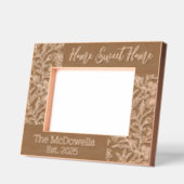 Zuhause Sweet Zuhause Floral Theme Etched Frames Geätzte Rahmen (Links)