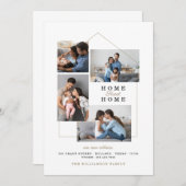 Zuhause Sweet Zuhause Foto Collage New Address Mov Ankündigung (Vorne/Hinten)