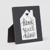 Zuhause Sweet Zuhause Fotoplatte (Vorderseite)