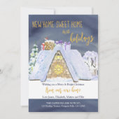 Zuhause Sweet Zuhause für Weihnachts-Weihnachtsdac Ankündigung (Vorderseite)