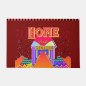 Zuhause Sweet Zuhause Fußmatte (Vorderseite)