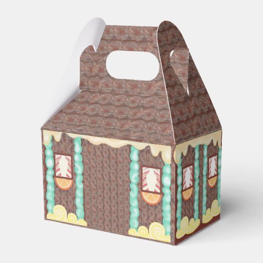 Zuhause Sweet Zuhause Gable Gefälligkeitsbox Geschenkschachtel (Rückseite)