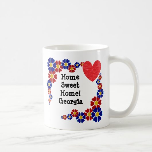 Zuhause Sweet Zuhause Georgia Kaffeetasse (Rechts)