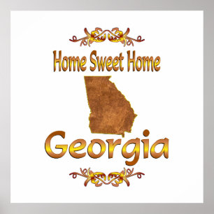 Zuhause Sweet Zuhause Georgia Poster