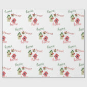 Zuhause Sweet Zuhause Geschenkpapier (Flach)