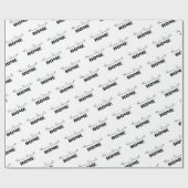 Zuhause Sweet Zuhause Geschenkpapier (Flach)
