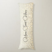 Zuhause Sweet Zuhause Gold Ombre Spektakel Seitenschläferkissen (Vorderseite Vertikal)