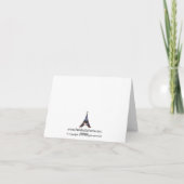 Zuhause Sweet Zuhause Grußkarte Dankeskarte (Rückseite)