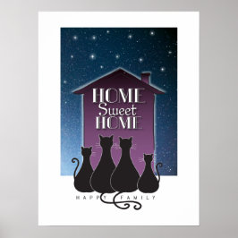 Zuhause sweet Zuhause - Happy Family Poster