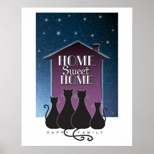 Zuhause sweet Zuhause - Happy Family Poster