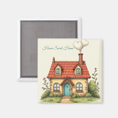 Zuhause Sweet Zuhause - Haus-Erwärmung-Geschenk Kü Magnet (Vorderseite/Rückseite)