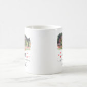 Zuhause Sweet Zuhause Hearts House Floral Kaffeetasse (Mittel)