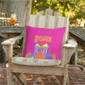 Zuhause Sweet Zuhause Hot Pink Kissen (Stuhl )