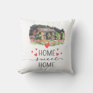 Zuhause Sweet Zuhause House Gardener Rustic Kissen