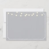 Zuhause Sweet Zuhause Housewarming Grau White Key  Einladung (Rückseite)