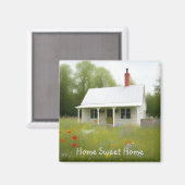 Zuhause Sweet Zuhause Housewärming Magnet (Vorderseite/Rückseite)