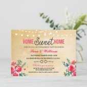Zuhause Sweet Zuhause Housewarming Neue Zuhause Ei Einladung (Stehend Vorderseite)