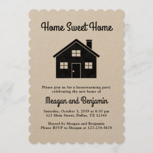 Zuhause Sweet Zuhause Housewärming Party Einladung