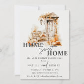 Zuhause Sweet Zuhause Housewarming Party Einladung (Vorderseite)