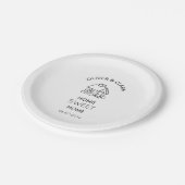 Zuhause Sweet Zuhause Housewarming Party Pappteller (Schrägansicht)